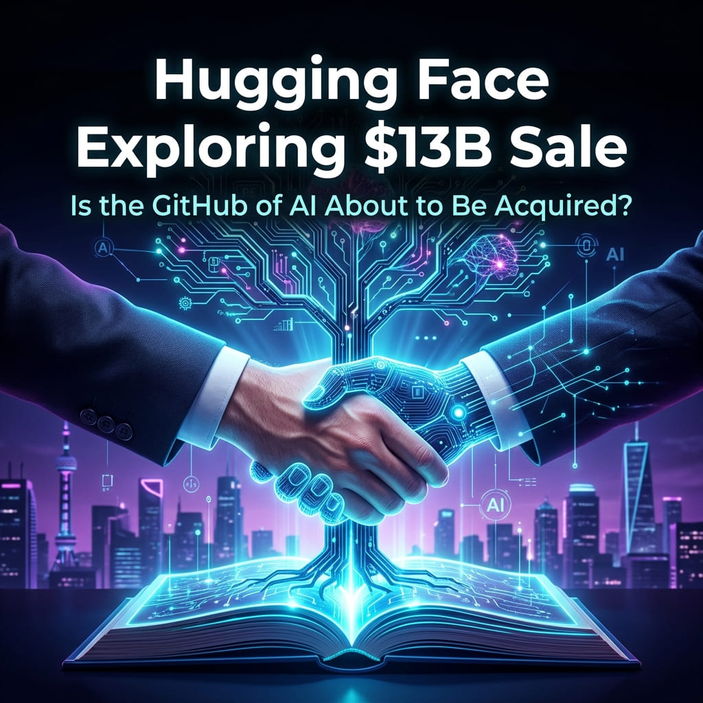 Hugging Face Exploring a $13 Billion Sale: Is the “GitHub of AI” About to Get Acquired?